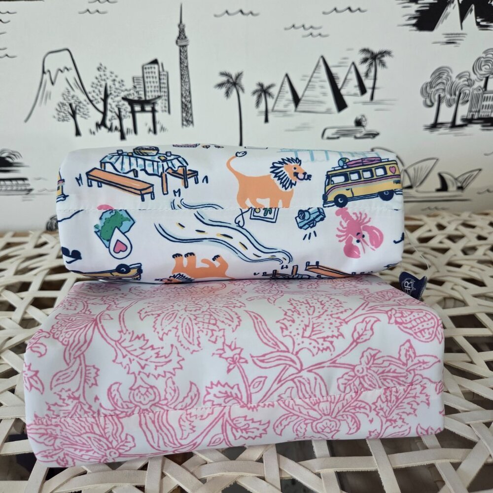 Roller Rabbit Target Bag Pouch Set - Picture 2 of 6